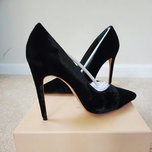 Alexandre Birman Clarice Velvet Pumps (Size 10)